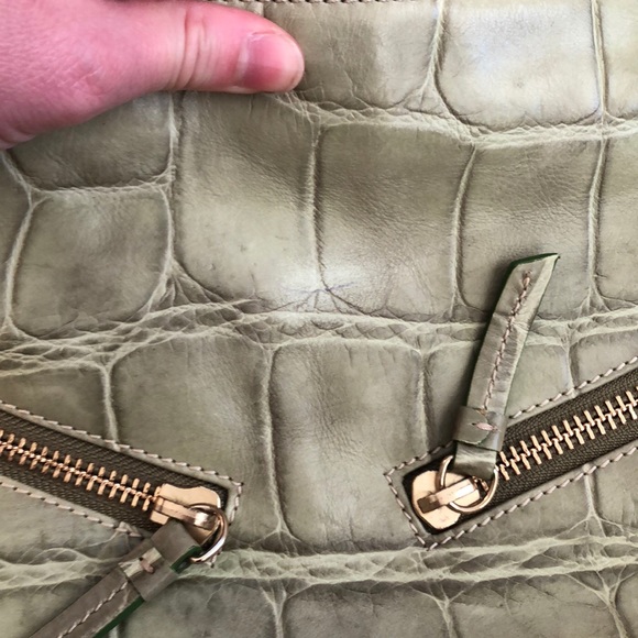 Dooney & Bourke leather bag green - Picture 5 of 8